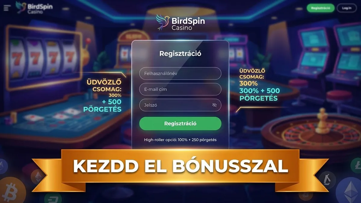 Regisztráció bónusszal